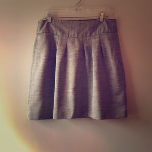 The Limited Wide-Band Bubble Skirt in Gray